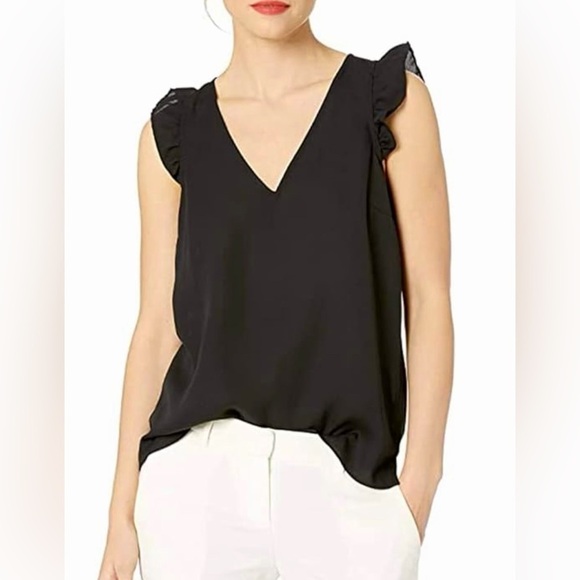 J. Crew Tops - J.Crew Sheer Ruffle Sleeve Blouse
Size: 0